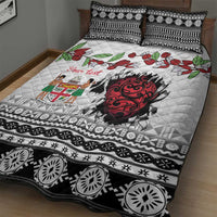 Fiji Heart Tribal Personalised Quilt Bed Set Polynesian Patterns