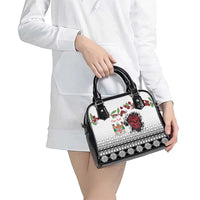Fiji Heart Tribal Personalised Shoulder Handbag Polynesian Patterns LT9 - Polynesian Pride