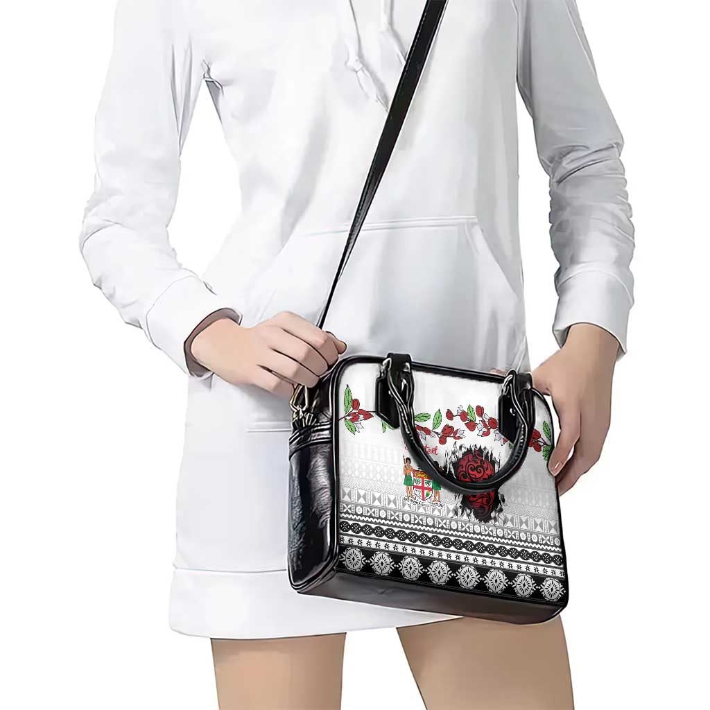 Fiji Heart Tribal Personalised Shoulder Handbag Polynesian Patterns LT9 - Polynesian Pride