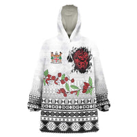 Fiji Heart Tribal Personalised Wearable Blanket Hoodie Polynesian Patterns