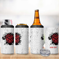 New Zealand Maori Heart Tribal Personalised 4 in 1 Can Cooler Tumbler Polynesian Patterns LT9 - Polynesian Pride