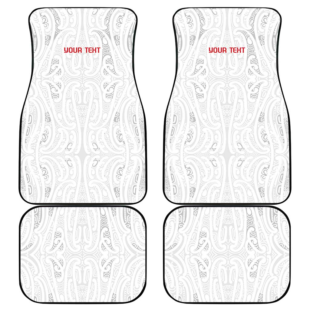 New Zealand Maori Heart Tribal Personalised Car Mats Polynesian Patterns