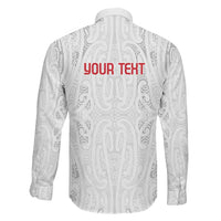 New Zealand Maori Heart Tribal Personalised Family Matching Off Shoulder Maxi Dress and Hawaiian Shirt Polynesian Patterns LT9 - Polynesian Pride