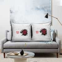 New Zealand Maori Heart Tribal Personalised Pillow Cover Polynesian Patterns