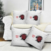 New Zealand Maori Heart Tribal Personalised Pillow Cover Polynesian Patterns