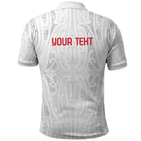 New Zealand Maori Heart Tribal Personalised Polo Shirt Polynesian Patterns