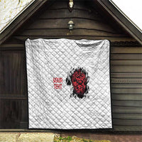 New Zealand Maori Heart Tribal Personalised Quilt Polynesian Patterns