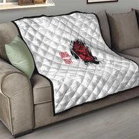 New Zealand Maori Heart Tribal Personalised Quilt Polynesian Patterns