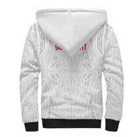 New Zealand Maori Heart Tribal Personalised Sherpa Hoodie Polynesian Patterns LT9 - Polynesian Pride
