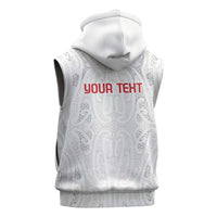New Zealand Maori Heart Tribal Personalised Sleeveless Zip Hoodie Polynesian Patterns LT9 - Polynesian Pride