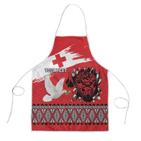 Tonga Heart Tribal Personalised Apron Polynesian Patterns
