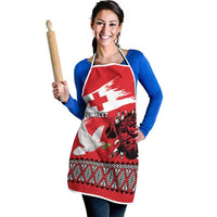 Tonga Heart Tribal Personalised Apron Polynesian Patterns