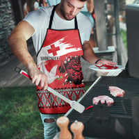 Tonga Heart Tribal Personalised Apron Polynesian Patterns