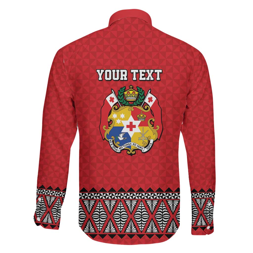 Tonga Heart Tribal Personalised Family Matching Off The Shoulder Long Sleeve Dress and Hawaiian Shirt Polynesian Patterns LT9 - Polynesian Pride