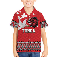 Tonga Heart Tribal Personalised Family Matching Tank Maxi Dress and Hawaiian Shirt Polynesian Patterns