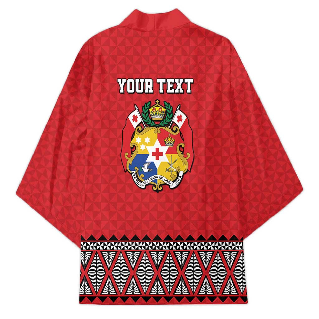 Tonga Heart Tribal Personalised Kimono Polynesian Patterns
