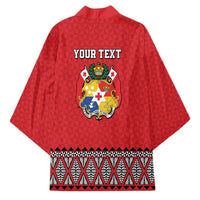 Tonga Heart Tribal Personalised Kimono Polynesian Patterns