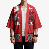 Tonga Heart Tribal Personalised Kimono Polynesian Patterns