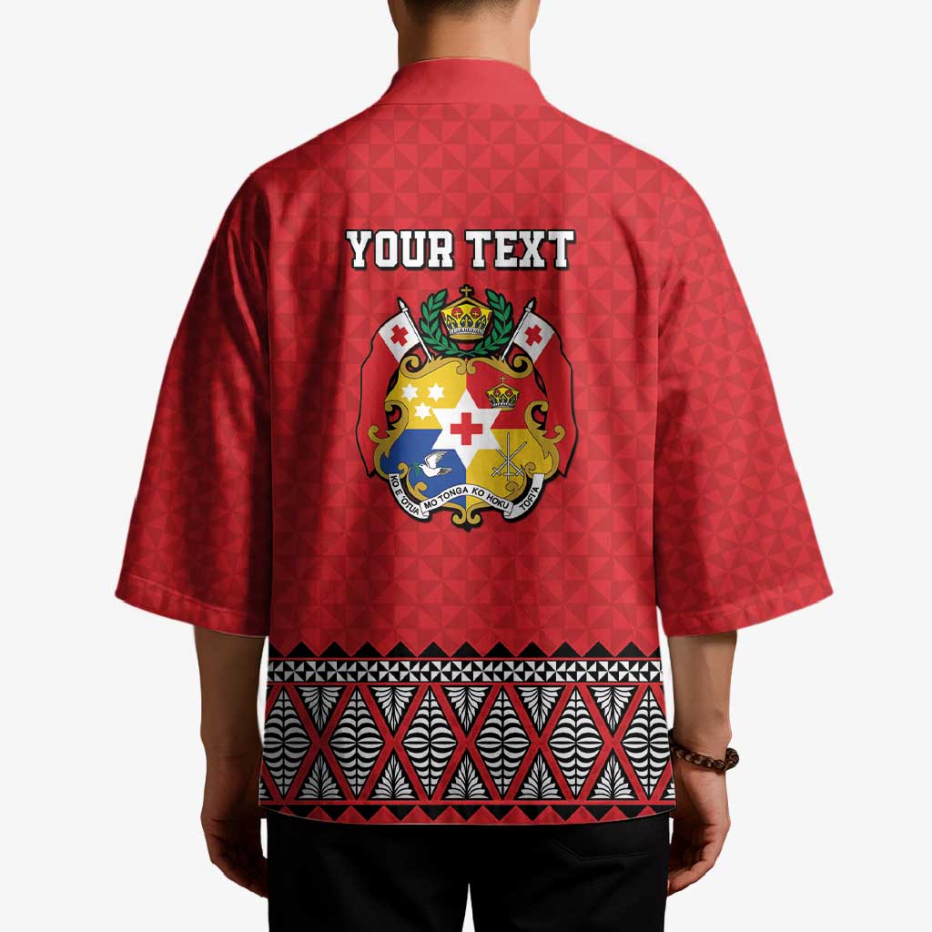 Tonga Heart Tribal Personalised Kimono Polynesian Patterns