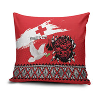 Tonga Heart Tribal Personalised Pillow Cover Polynesian Patterns