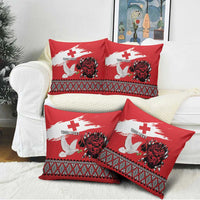 Tonga Heart Tribal Personalised Pillow Cover Polynesian Patterns