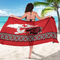 Tonga Heart Tribal Personalised Sarong Polynesian Patterns