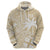 Custom Indo Fijians Hoodie Fiji ke Hindustani Polyneisan Paisley Beige Style