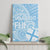 Custom Indo Fijians Canvas Wall Art Fiji ke Hindustani Polyneisan Paisley Blue Style