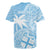 Custom Indo Fijians Rugby Jersey Fiji ke Hindustani Polyneisan Paisley Blue Style