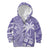 Custom Indo Fijians Kid Hoodie Fiji ke Hindustani Polyneisan Paisley Purple Style