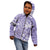 Custom Indo Fijians Kid Hoodie Fiji ke Hindustani Polyneisan Paisley Purple Style