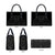 Queensland Maori Rugby Nga Hau e Wha Leather Bag Black Motif - Polynesian Pride