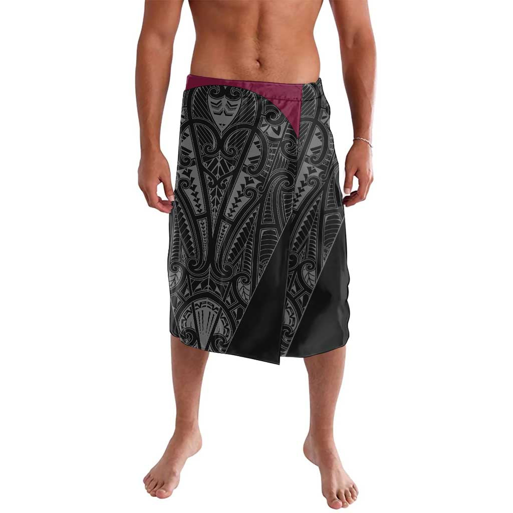 Queensland Maori Rugby Nga Hau e Wha Lavalava Maroon Motif