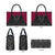 Queensland Maori Rugby Nga Hau e Wha Leather Bag Maroon Motif - Polynesian Pride