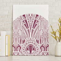 Queensland Maori Rugby Nga Hau e Wha Canvas Wall Art White Motif