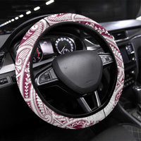 Queensland Maori Rugby Nga Hau e Wha Steering Wheel Cover White Motif