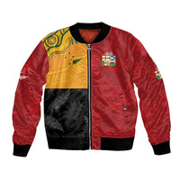 Custom British Lions-AUNZ Bomber Jacket Australia-New Zealand Indigenous Motif
