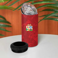 Custom British Lions-AUNZ 4 in 1 Can Cooler Tumbler Australia-New Zealand Indigenous Motif LT9 - Polynesian Pride