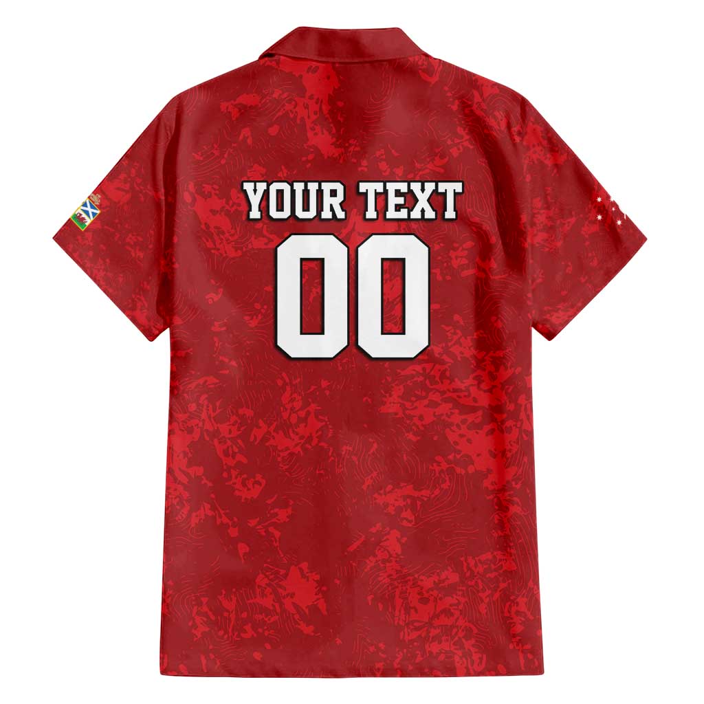 Custom British Lions-AUNZ Family Matching Off Shoulder Maxi Dress and Hawaiian Shirt Australia-New Zealand Indigenous Motif