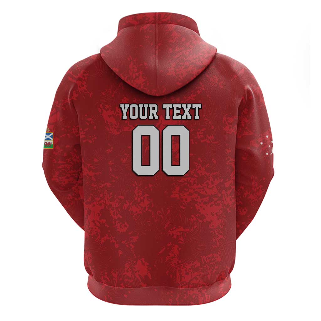 Custom British Lions-AUNZ Hoodie Australia-New Zealand Indigenous Motif