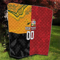 Custom British Lions-AUNZ Quilt Australia-New Zealand Indigenous Motif