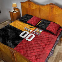 Custom British Lions-AUNZ Quilt Bed Set Australia-New Zealand Indigenous Motif