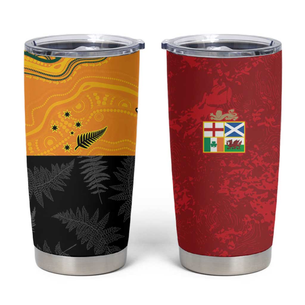 Custom British Lions-AUNZ Tumbler Cup Australia-New Zealand Indigenous Motif