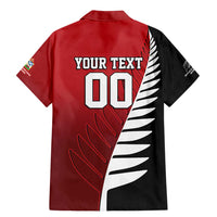 Custom British Lions New Zealand Family Matching Mermaid Dress and Hawaiian Shirt Half Black Fern