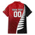 Custom British Lions New Zealand Family Matching Off The Shoulder Long Sleeve Dress and Hawaiian Shirt Half Black Fern