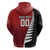 Custom British Lions New Zealand Hoodie Half Black Fern