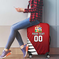 Custom British Lions New Zealand Luggage Cover Half Black Fern