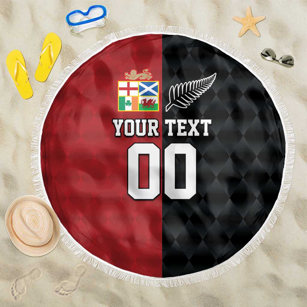 Custom British Lions New Zealand Beach Blanket Sporty Style