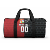 Custom British Lions New Zealand Duffle Bag Sporty Style LT9 One size Black - Polynesian Pride