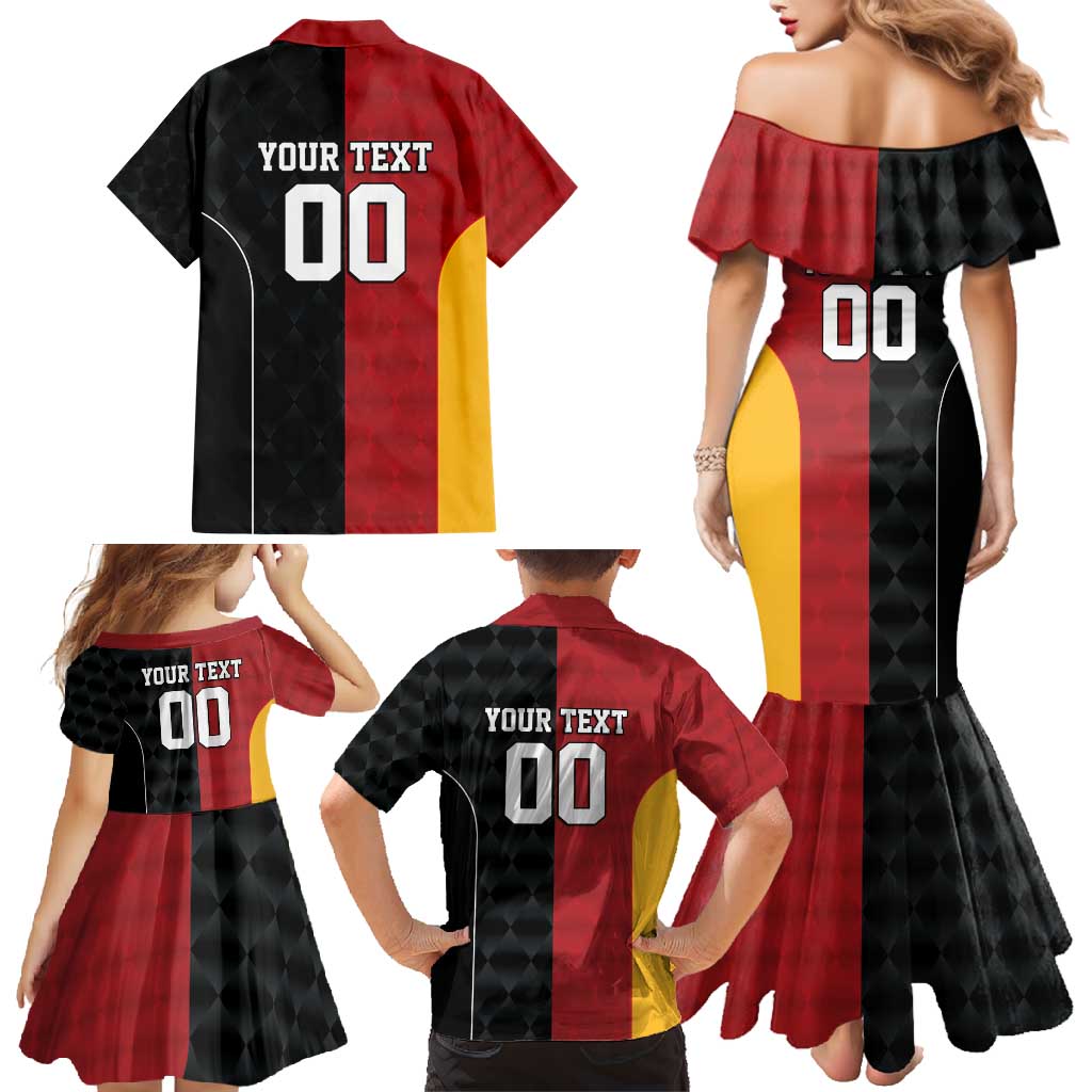 Custom British Lions New Zealand Family Matching Mermaid Dress and Hawaiian Shirt Sporty Style